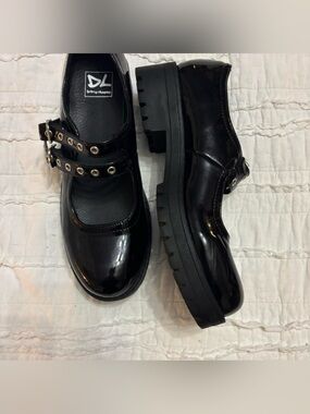 Dirty Laundry Black Mary Jane with a Heel
